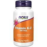 Now Foods, Vitamin K2 MK-4, 100mcg, mit Alfalfa-Pulver, 100 vegane Kapseln,...