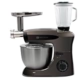 3in1Küchenmaschine 1900W Küchenmaschine mit Mixer und Fleischwolf...