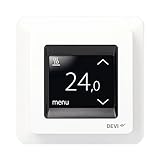 Devireg Touch Polarweiß - Thermostat für Fußbodenheizung mit Touchscreen