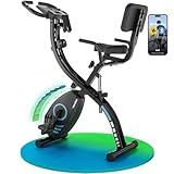 Wenoker Heimtrainer Fahrrad, Ergometer Heimtrainer Fahrrad klappbar,...