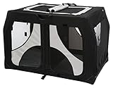 TRIXIE Hundebox Vario Double, 91x60x61/57 cm – komfortable Hundebox für...