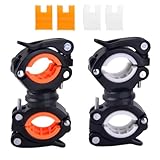 NIDONE Taschenlampenhalterung, Fahrradlichthalterung, Taschenlampenklemme,...