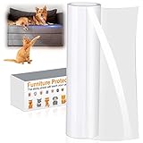 Kratzschutz Katze Tape 3m(21cm x 3m),Sofa Transparent Kratzschutz Pad...