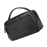 COMPUKAS 1Stück Lederhandtasche für Herren Große Kapazität Waschtasche...