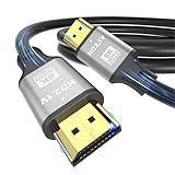 jojobnj HDMI Cable 15ft, 48Gbps 8K@60Hz 4K@120Hz, HDCP 2.2 & 2.3, DTS:X,...