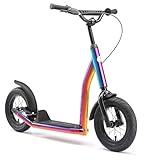 STAR SCOOTER Kinder Tret Roller ab 7 Jahre | City Kick Scooter Luftreifen...