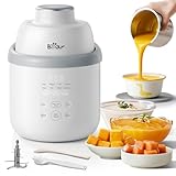 Bear 8-in-1 Dampfgarer mit Mixer Premium Babynahrungszubereiter,...
