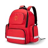 Trunab Notfallrucksack Leer Rot, Erste Hilfe Rucksack Leer Professionell...