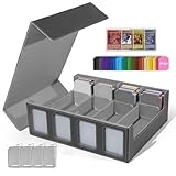Sammelkarten Box, Trading Card Storage Box für 3000+ Karten, Karten...