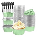 Porceosy Backförmchen aus Aluminiumfolie – Mini-Kuchenformen,...