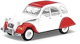 COBI 24513 Citroen 2CV Dolly Bausteine, Red and White, ONE Size