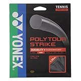 Yonex Unisex – Erwachsene Poly Tour Strike Saitenset 12m-Schwarz...
