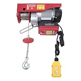 TFGXUE Elektrischer Hebezug 510 W, Seilwinde Elektrisch 100 kg bis 200 kg,...