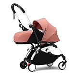 Stokke YOYO3 Gestell (Weiß) mit 0+ Neugeborenen Set (Ginger) - Inklusive...