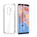 Agedate 5 in 1 Hülle/Panzerglas für Samsung Galaxy S10 Plus,[2 Stück...