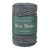 Mia Mote Eco Line Baumwolle Makramee garn am Durchmesser 5mm Länge 50 m...