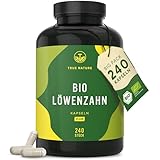 BIO Löwenzahn - 240 Kapseln - 1500mg Löwenzahnwurzel hochdosiert 10:1...