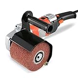 KOLHGNSE 1.4KW Satiniermaschine Schleifmaschine Bürstenschleifer Polieren...