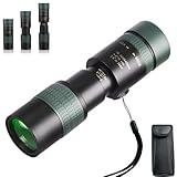 Verbessert 10-300x40 Monokular Teleskop Fernrohr für Erwachsene, Zoom Mit...
