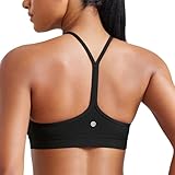 CRZ YOGA Damen Butterluxe Racerback Sport BH Gepolstert Ohne Bügel...