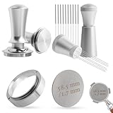 Kaffee Tamper 58mm Set, Aufgerüstet Espresso Tamper Set inkl. WDT Tool,...