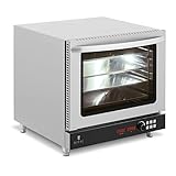 Royal Catering RCOV-03 Heißluftofen 2800 W Timer 3 Funktionen 4 Bleche...