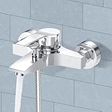 LADOKEE Badewannenarmatur, Wasserhahn Badewanne mit G1/2'-Anschluss,...