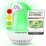 GRUNDIG CO2 Messgerät Ampel - Kalibrierungsautomatik, Akku Betrieb, Signal...