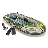 Intex Seahawk 3 Set Schlauchboot - 295 x 137 x 43 cm - 3-teilig - Grün...