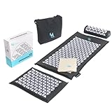 MARTneck® Akupressurmatte XXL - Das ORIGINAL von MARTneck - Natur Set...