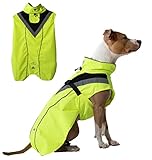 DOGOPAL Regenmantel Hund wasserdicht für kleine & große Hunde - Gelber...