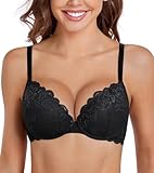 DotVol Damen Push Up BH mit Bügel Blumen Spitze Schalen Unterwäsche...