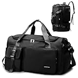 Suweir Sporttasche Damen Herren 42L Reisetasche mit Schuhfach Nassfach...