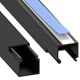 Habengut | Kabelkanal (selbstklebend) 15x15 mm, aus PVC, Länge 2 m (2 x 1...