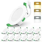 ALUSSO LIGHTING Einbaustrahler Led,68mm Lochmaß 4W LED Einbaustrahler 230V...