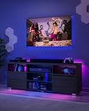 VASAGLE Kailyn Collection - TV-Schrank mit LED-Beleuchtung, Fernsehtisch,...