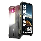 Ulefone Armor 24 Outdoor Handy, 22000mAh Akku 1000LM Camping Licht, Android...