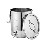Edelstahl-Kochgefäße, luftdicht verschlossen, mit Deckel (mit...