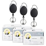 Vicloon Ausweisjojo, 3 PCS Schlüssel JoJo Ausweis JoJo mit Ausweishülle...
