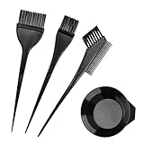 starfa lab Haarfärbepinsel Haare Faerben Set, 4pcs Profi DIY Friseurpinsel...