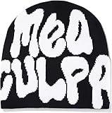 Beanie Y2k, Me Cupa Printed Y2k Beanie,Warme Strickmütze Y2k Mütze, Hip...