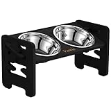 Vantic Hundenapf erhöht mit Ständer, Hundebar höhenverstellbar...