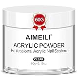 AIMEILI Acrylpulver Klar 60g Clear Acrylic Powder Keine UV-Lampe...