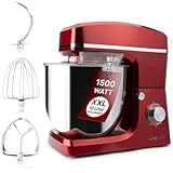 Clatronic® XXL Küchenmaschine zum backen | Große Knetmaschine 10L |...