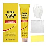Metallpoliturcreme, Tiefenreinigungsformel, 60 g, Chrompoliturreiniger,...