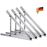 Solarpanel Halterung Flachdach 114 cm Solarmodul Halterung Balkonkraftwerk...