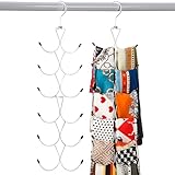 1 Packung Schalhalter mit 12 Fächern, Schal-Kleiderbügel, Schal-Organizer...