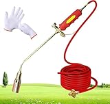 Unkrautbrenner Taschenlampe, 1900.000 BTU Tragbarer Flammenwerfer für...