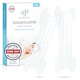 Health Press® Nasenpflaster – 50 Transparente Nasenstrips – Anti...