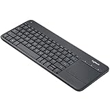 Logitech K400 Plus Kabellose Touch-TV-Tastatur mit integriertem Touchpad,...